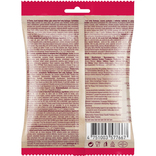 Nākotne Beef Jerky – Barbecue Flavour 45g