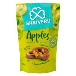 Skrīveru Apples in Milk Chocolate 100g