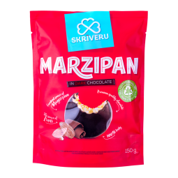 Skrīveru Marzipan Covered in Dark Chocolate 150g