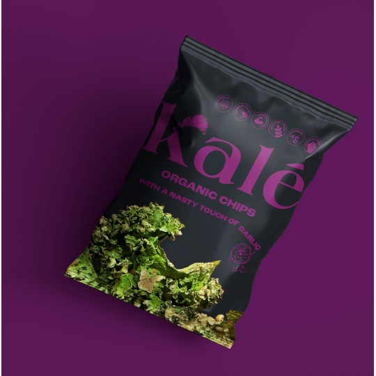 Kalé Organic Kale Chips - Garlic (45g Pack)