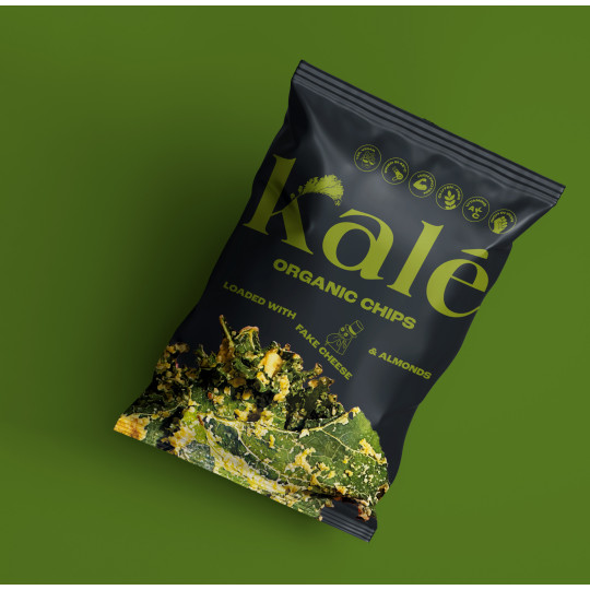 Kalé Organic Kale Chips - Fake Cheese & Almonds (45g Pack)