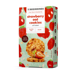 The Beginnings Strawberry Oat Cookies 80g