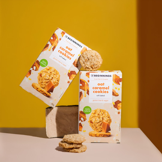The Beginnings Caramel Oat Cookies 80g