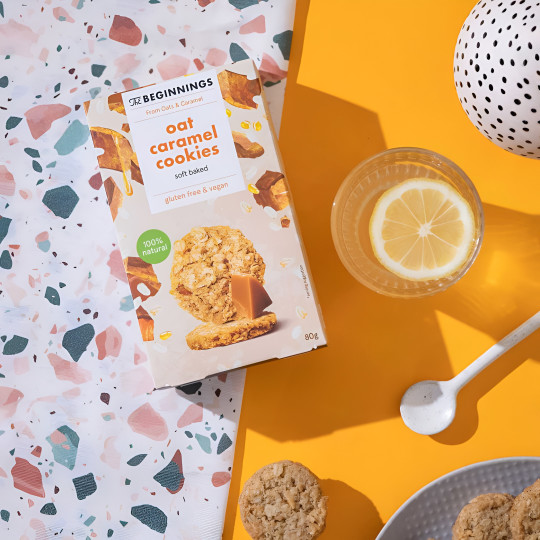 The Beginnings Caramel Oat Cookies 80g