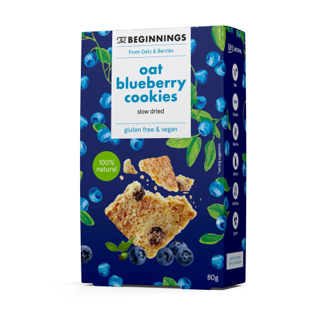 The Beginnings Blueberry Oat Cookies 80g
