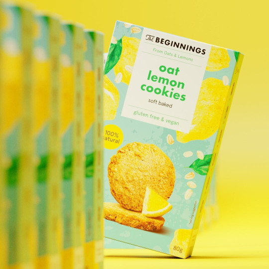 The Beginnings Lemon Oat Cookies 80g
