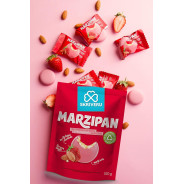 Skrīveru Marzipan in White Chocolate with Strawberry Flavour 150g