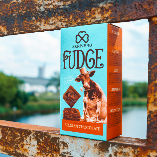 Skrīveru Fudge with Belgian Chocolate 120g Skrīveru Fudge with Belgian Chocolate 120g