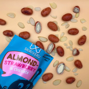 Skrīveru Almond Strawberry in White Chocolate 120g