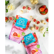 Skrīveru Strawberries in White Chocolate 100g