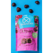 Skrīveru Cherries in Dark Chocolate 110g