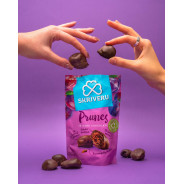 Skrīveru Prunes in Dark Chocolate 110g